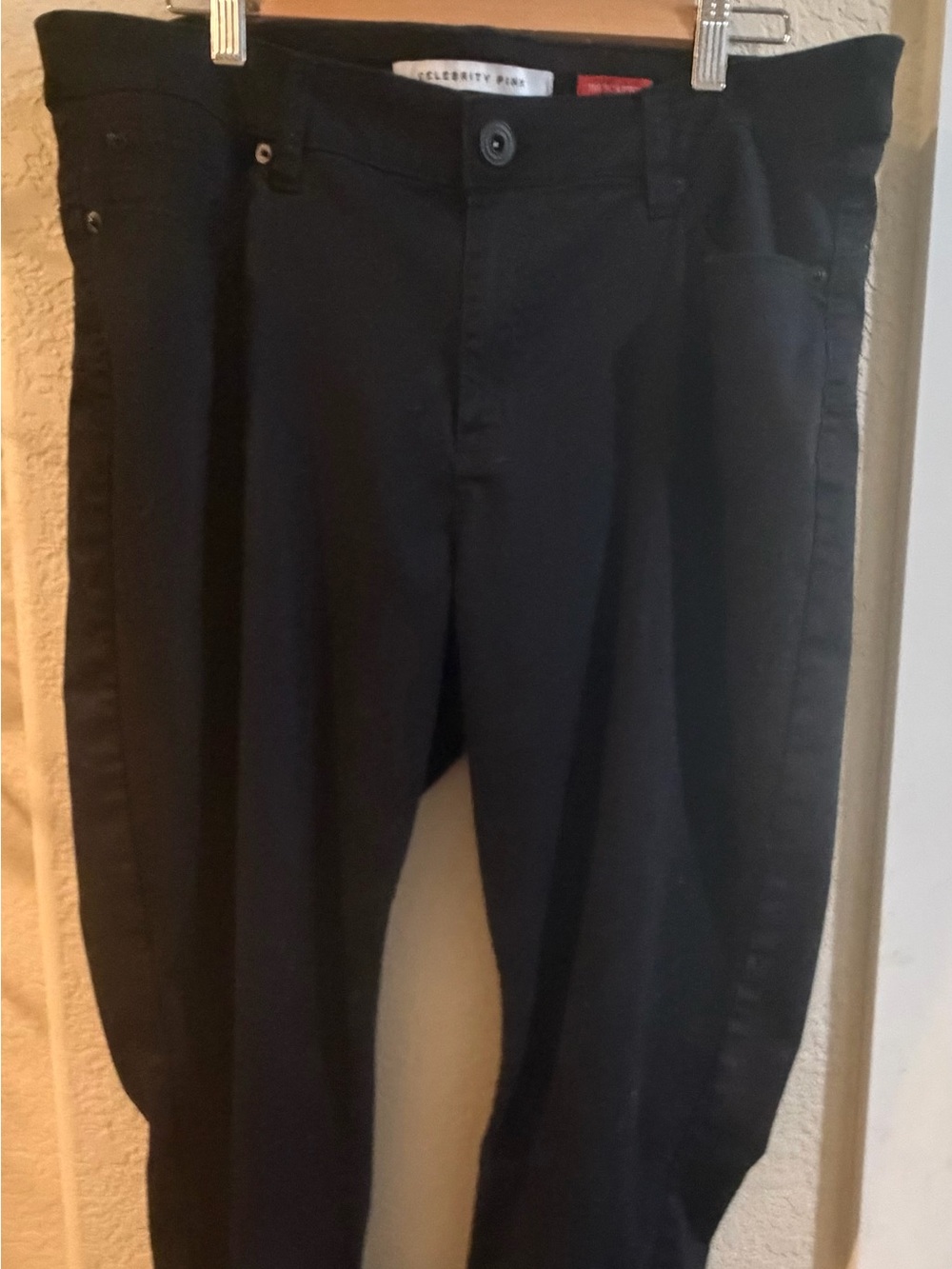 Celebrity Pink Black Slim Straight Pants